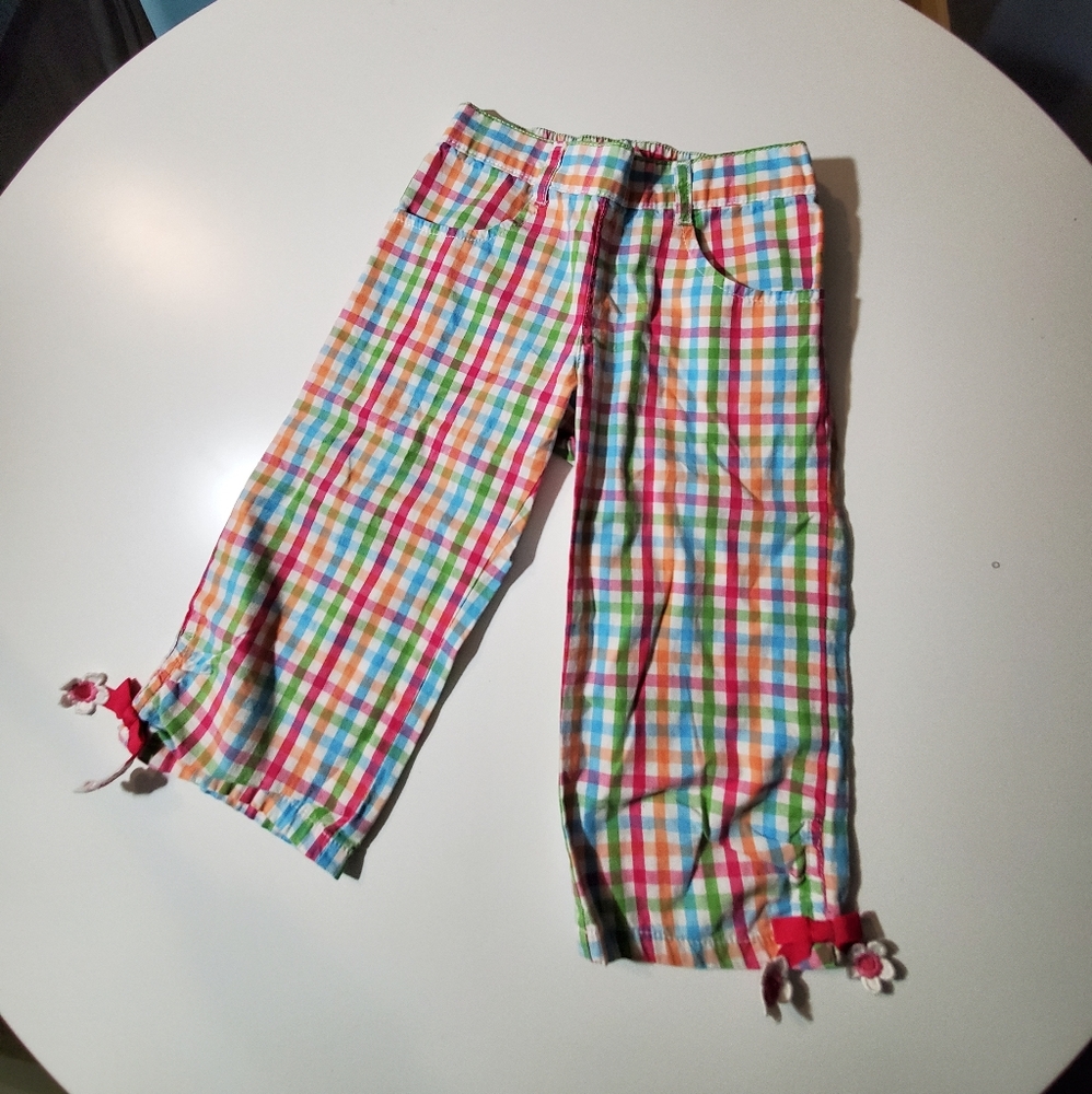 Gymboree wide cotton banding pants